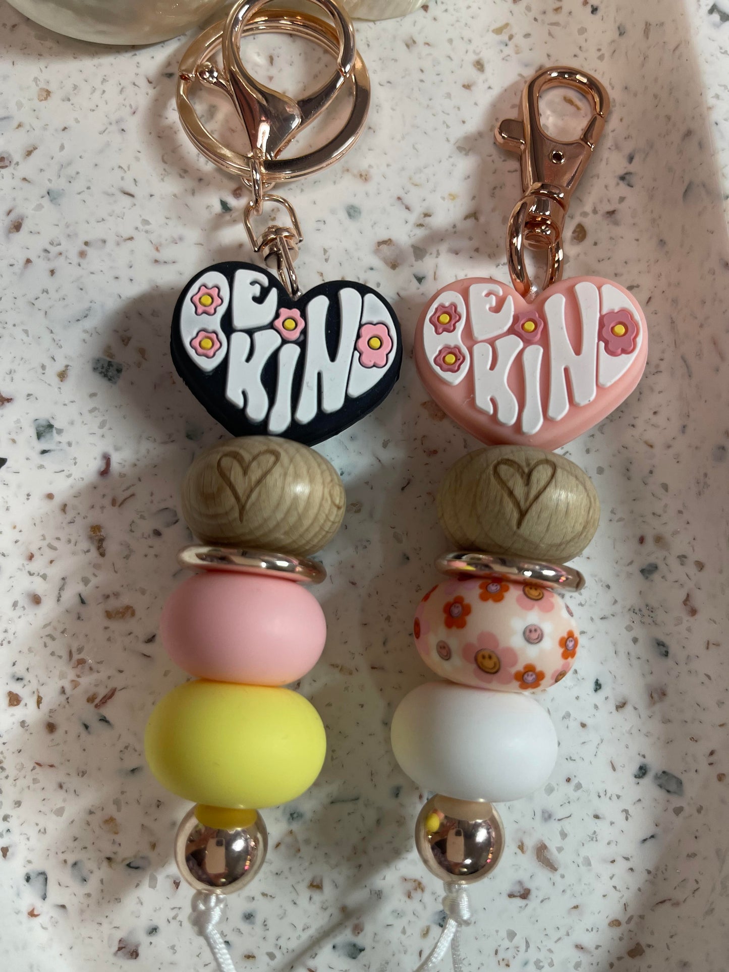 Be Kind Heart Keyring