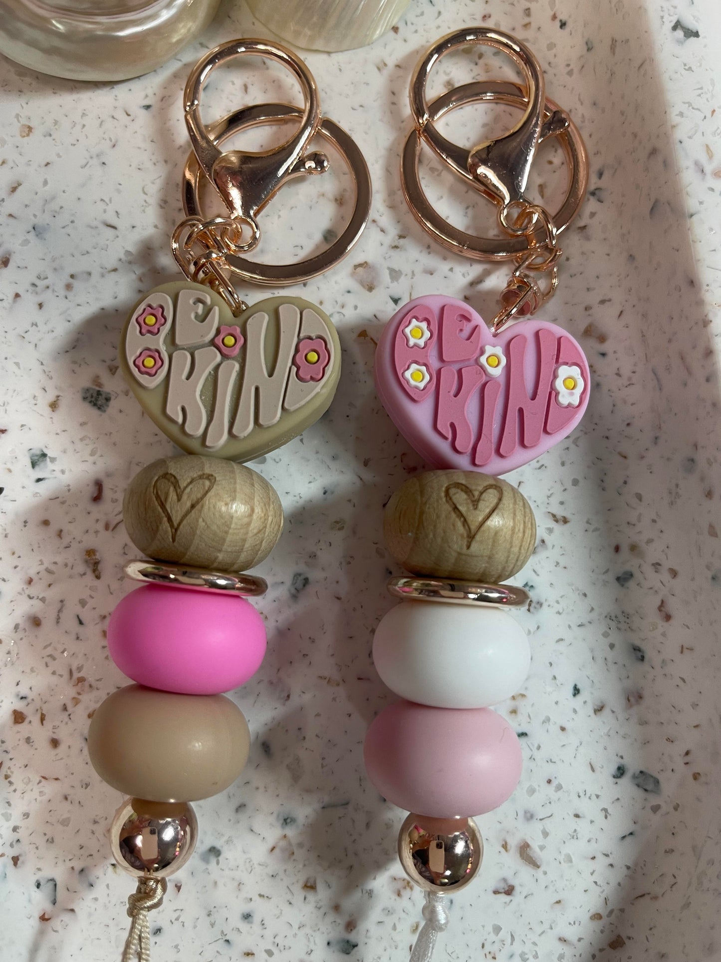 Be Kind Heart Keyring