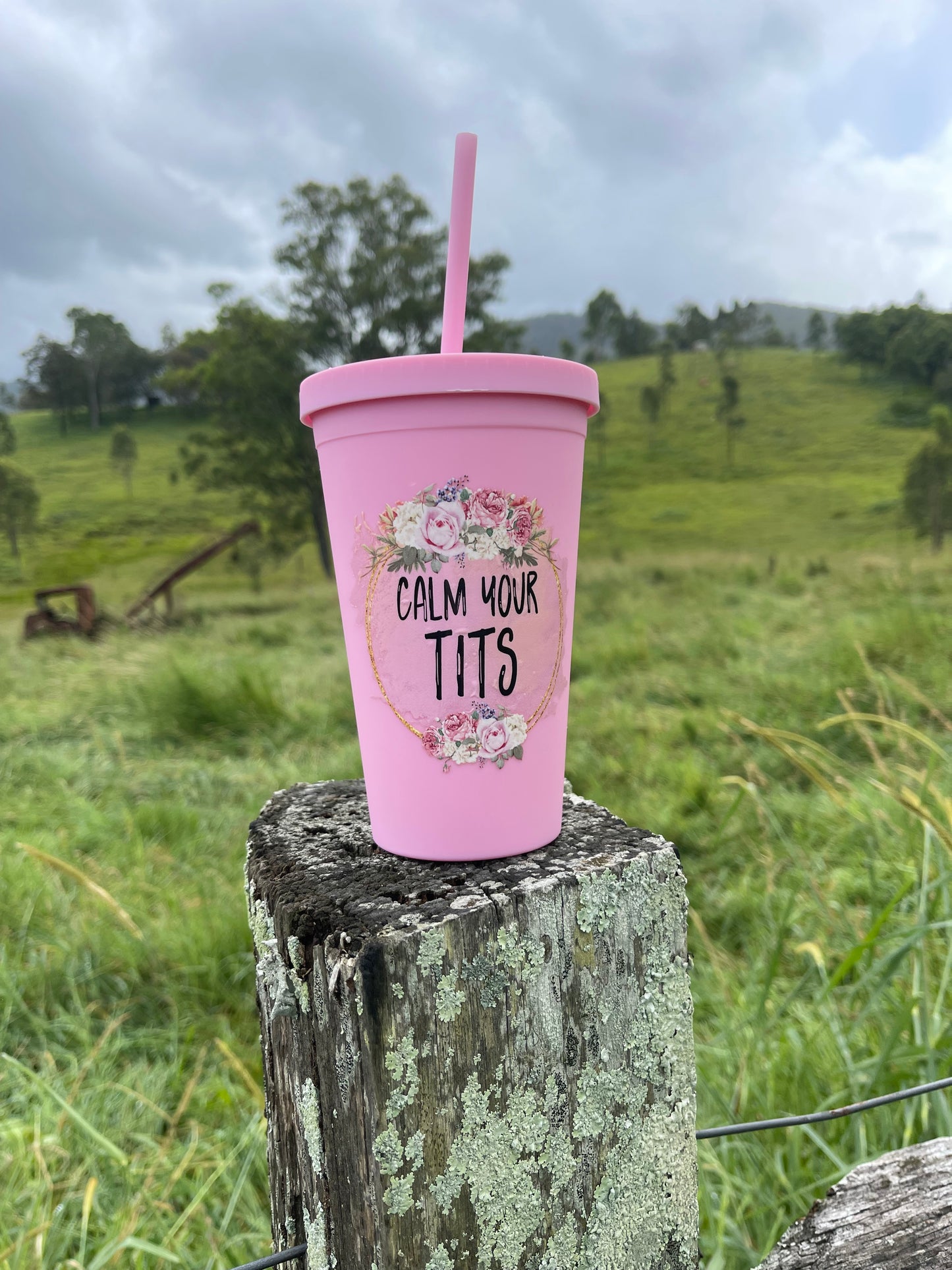 Calm your Tits 12oz Coffee Cup