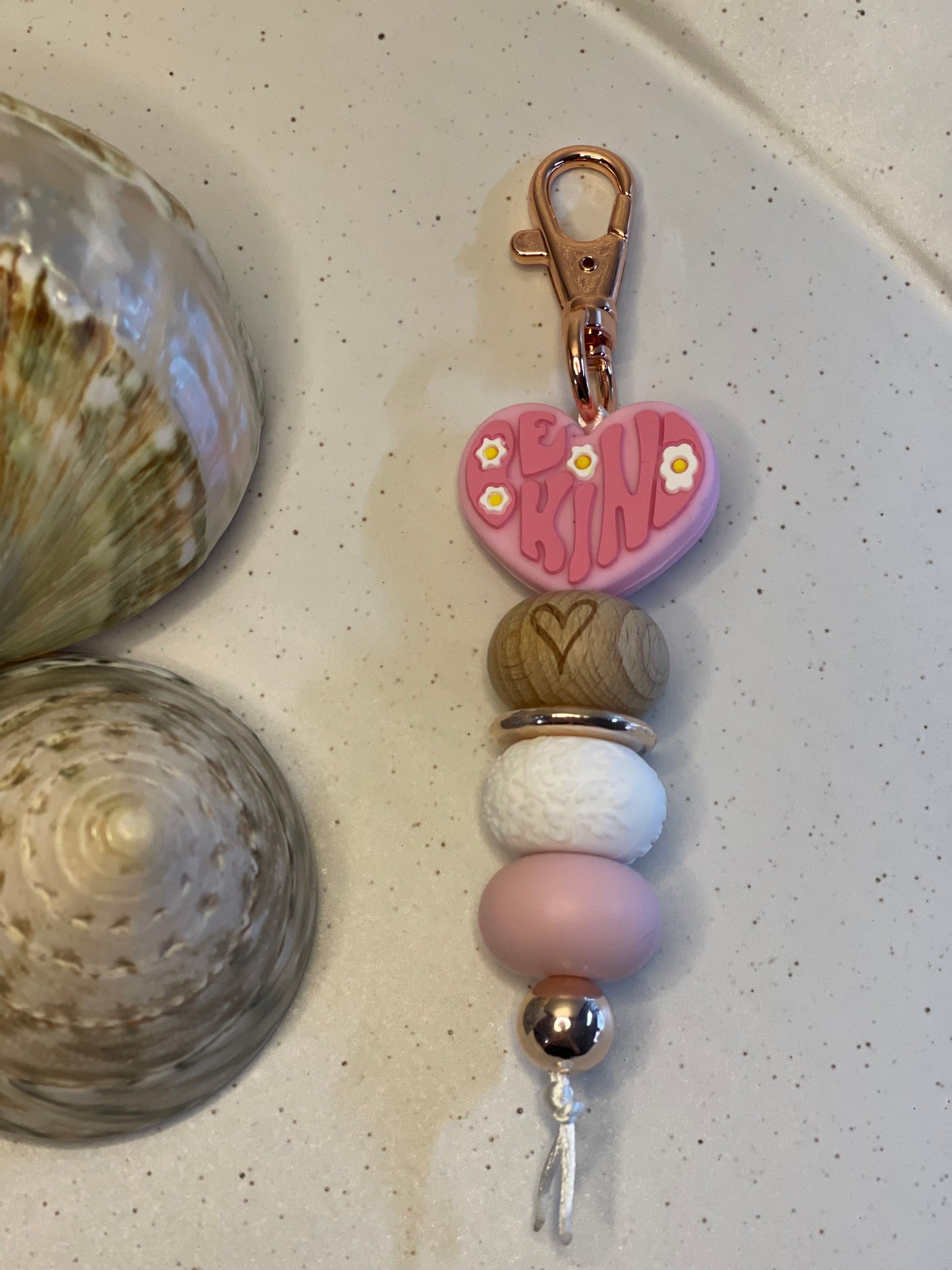 Be Kind Heart Keyring